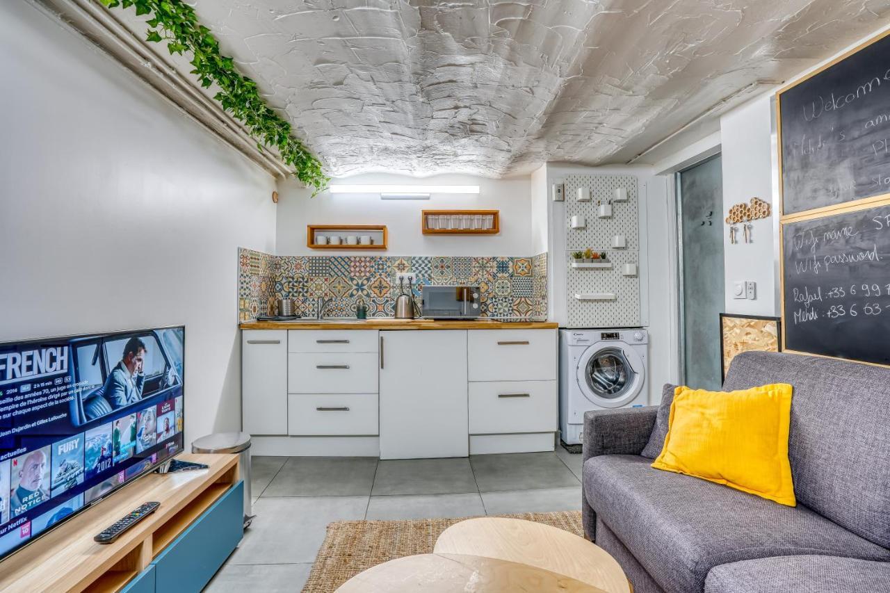 Appartamento Sous-sol aménagé 32m2 - Proche Paris Aubervilliers Esterno foto
